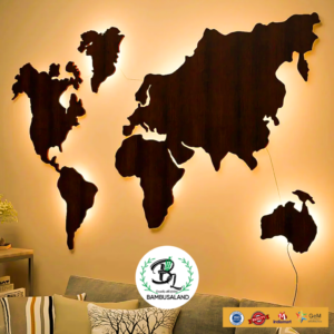 World Map Wall Decor, educational and stylish