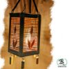 Bamboo 4 Corner Hanging Lamp Shade