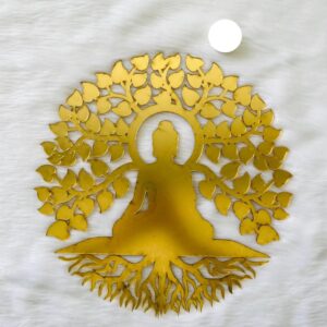 Clear Acrylic Buddha Silhouette