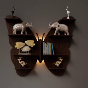 Butterfly-shaped rack, a whimsical and functional addition to any space.