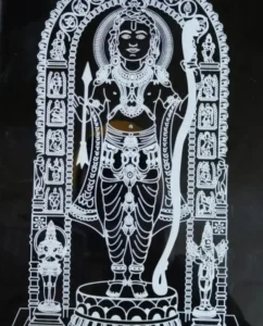 Elegant Photo Frame with Lord Ram