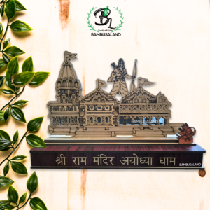 Ram Mandir Acrylic Showpiece for Home, Office decor and corporate gifting