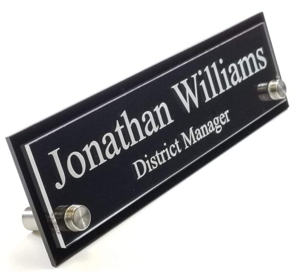 Desk Name plate for home, office, hotels with customization