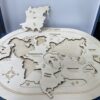 MDF World Map DIY kit (with Paint Colors)