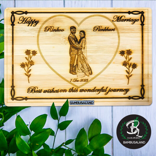 Wooden engraving Photo frames for birthday gifts, wedding gifts