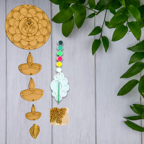 MDF Ganesha Cutouts for DIY Crafts and wall hanging