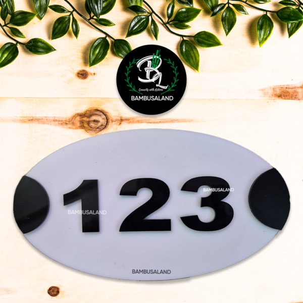 Acrylic Door Number Plates