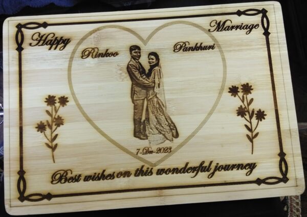 Customized Wooden engraving Photo frames for birthday gifts, wedding gifts