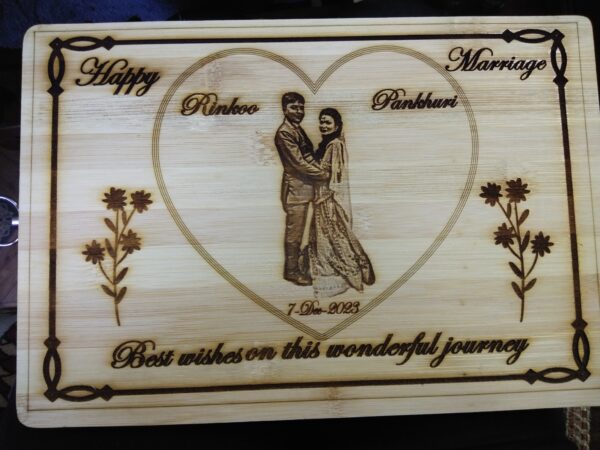 Customized Wooden engraving Photo frames for birthday gifts, wedding gifts