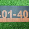 wooden Door Number Plates