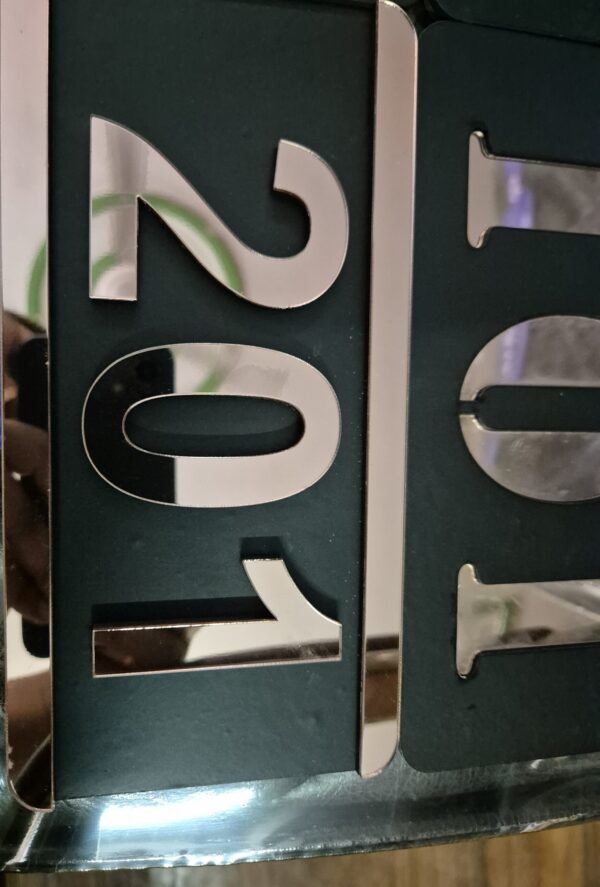 Acrylic Door Number Plates