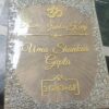 Resin Art unique Name Plate for home, office which gives a luxury look to walls