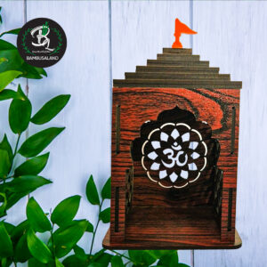 Wooden Mini Temple for Car desk top