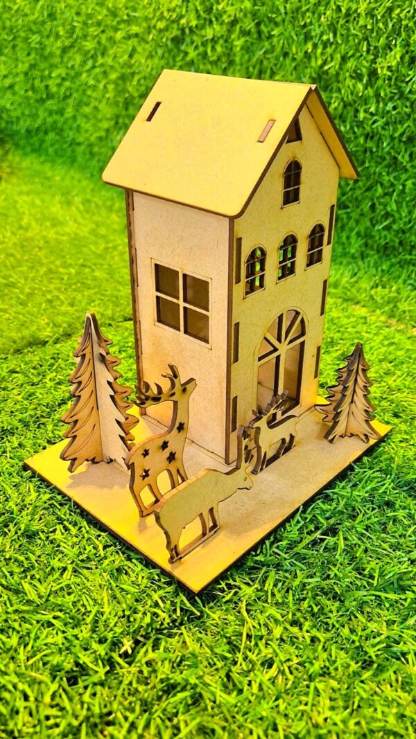 Trending MDF Christmas Kit for DIY Craft, Christmas House
