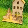 Trending MDF Christmas Kit for DIY Craft, Christmas House