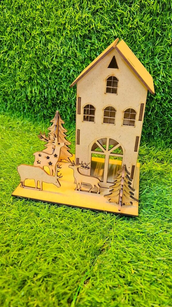 Trending MDF Christmas Kit for DIY Craft, Christmas House