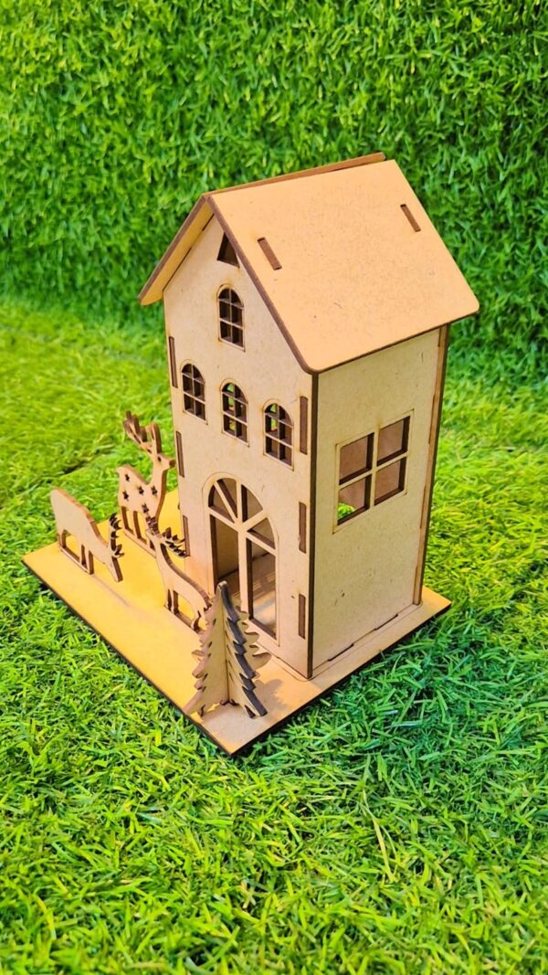 Trending MDF Christmas Kit for DIY Craft, Christmas House