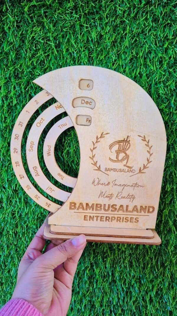 Wooden Perpetual Table Calendar for Corporate gift, Birthday Return Gift