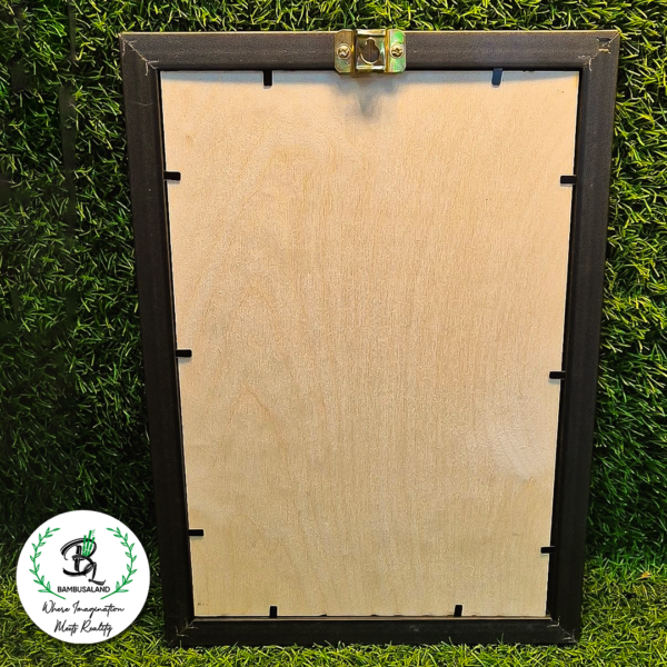 Wooden Photo Engraving photo frame- Bhagat Singh