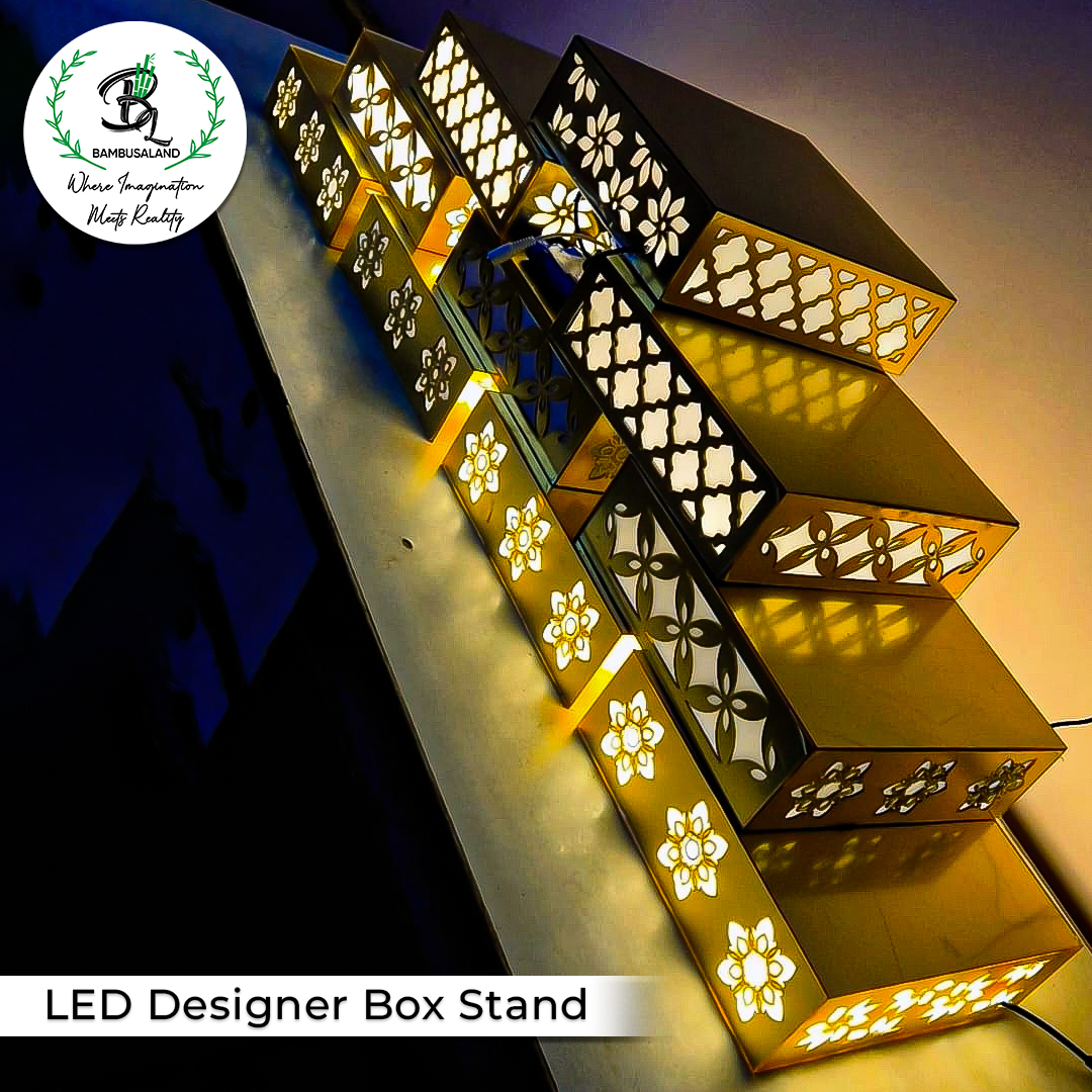 Acrylic Designer Box Stand for wedding decoration, event decoration