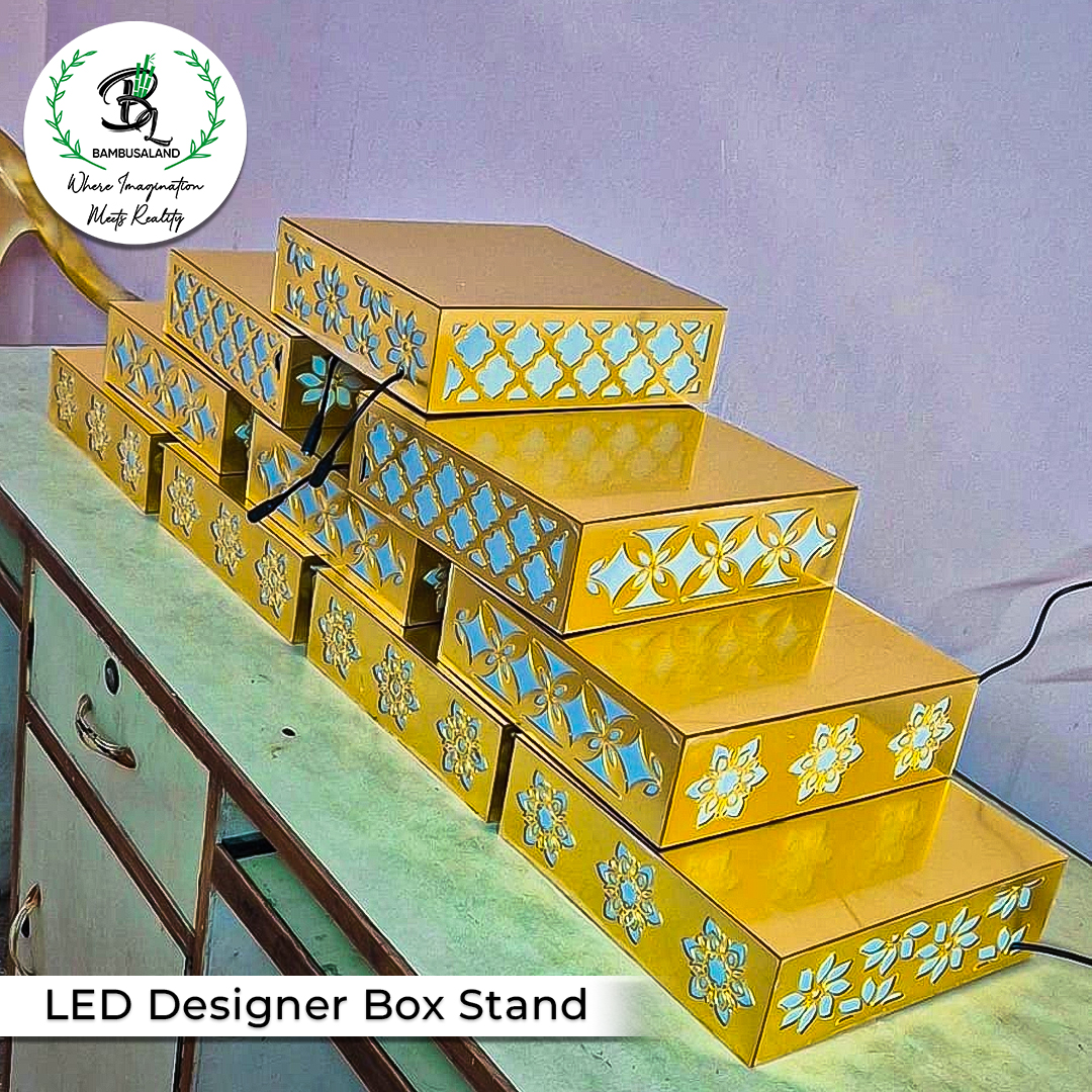 Acrylic Designer Box Stand for wedding decoration, event decoration