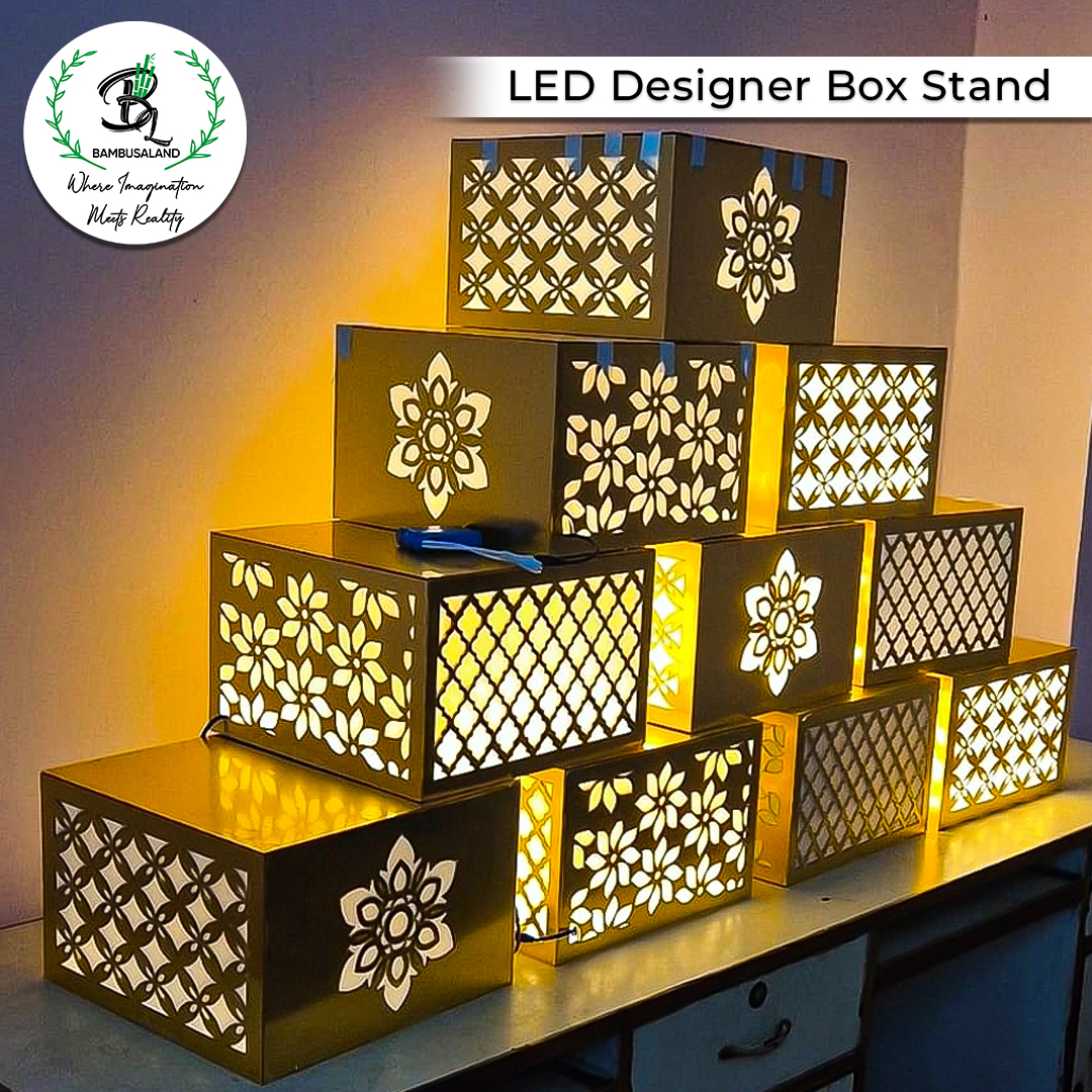 Acrylic Designer Box Stand for wedding decoration, event decoration