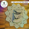 MDF 3D Lotus for floor decoration