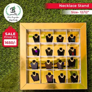 Acrylic Necklace Display Stand Golden – Jewellery Stand