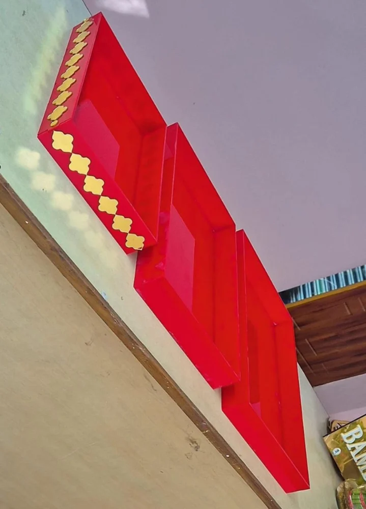 Acrylic Serving Tray Set of 3 – Premium Colored Tray - Image 3